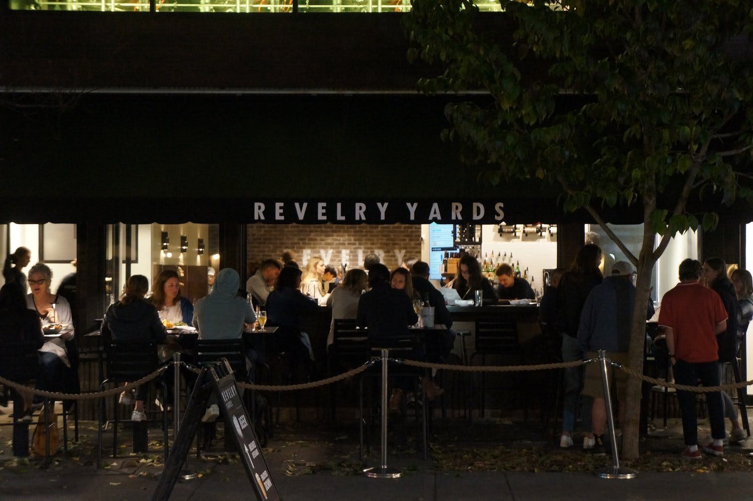 Outside of Revelry Yard