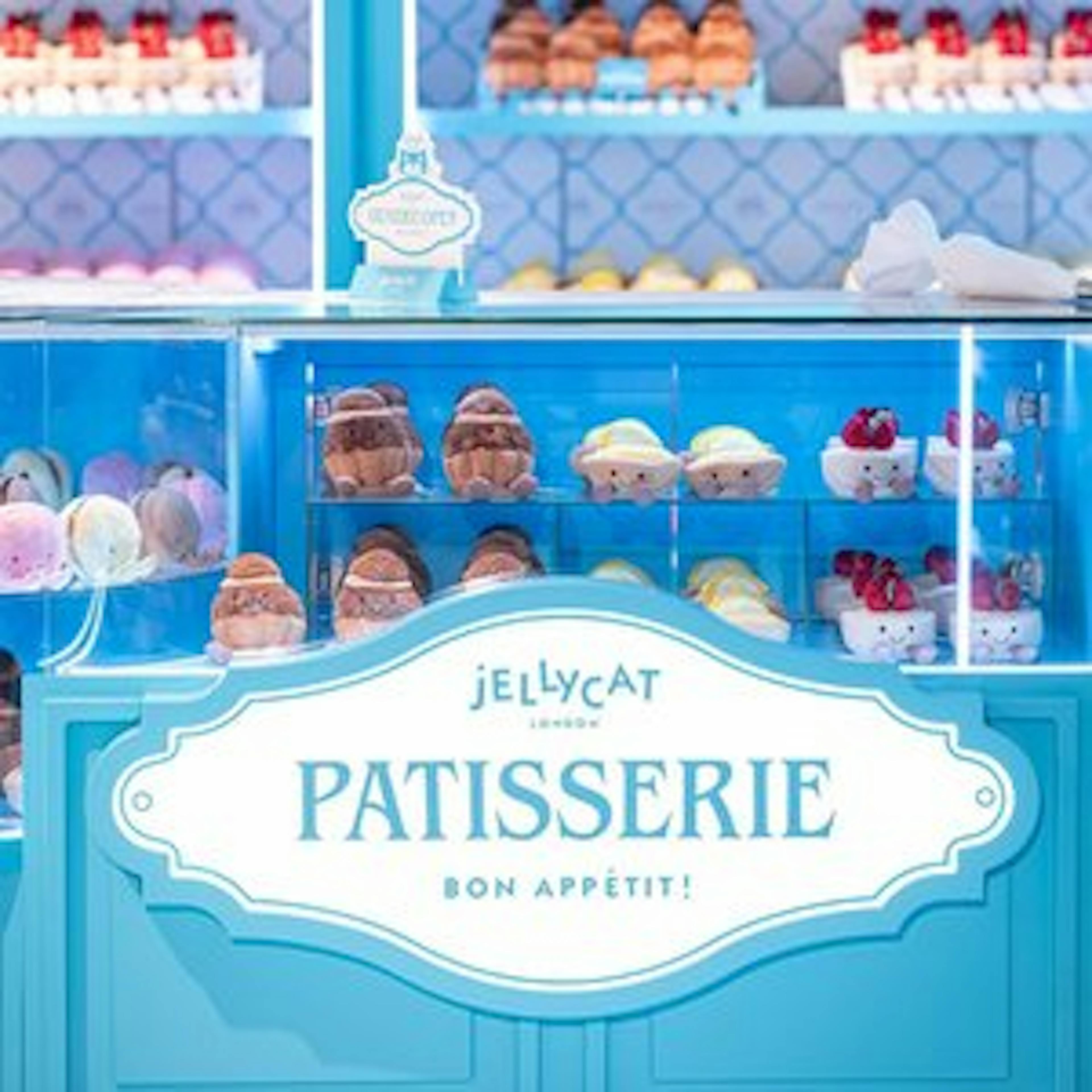 Storefront of Jellycat Patisserie