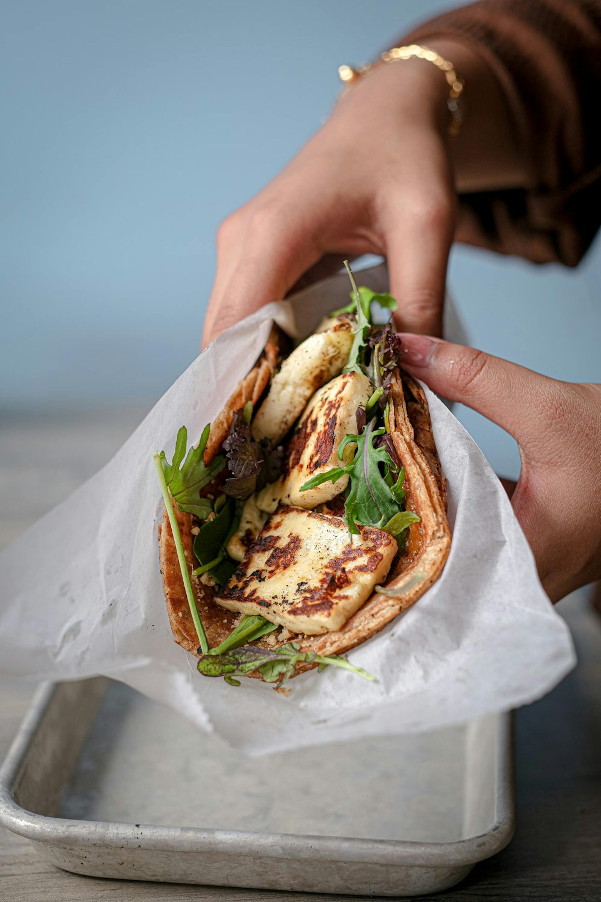 Haloumi malawach from Lev Kitchen