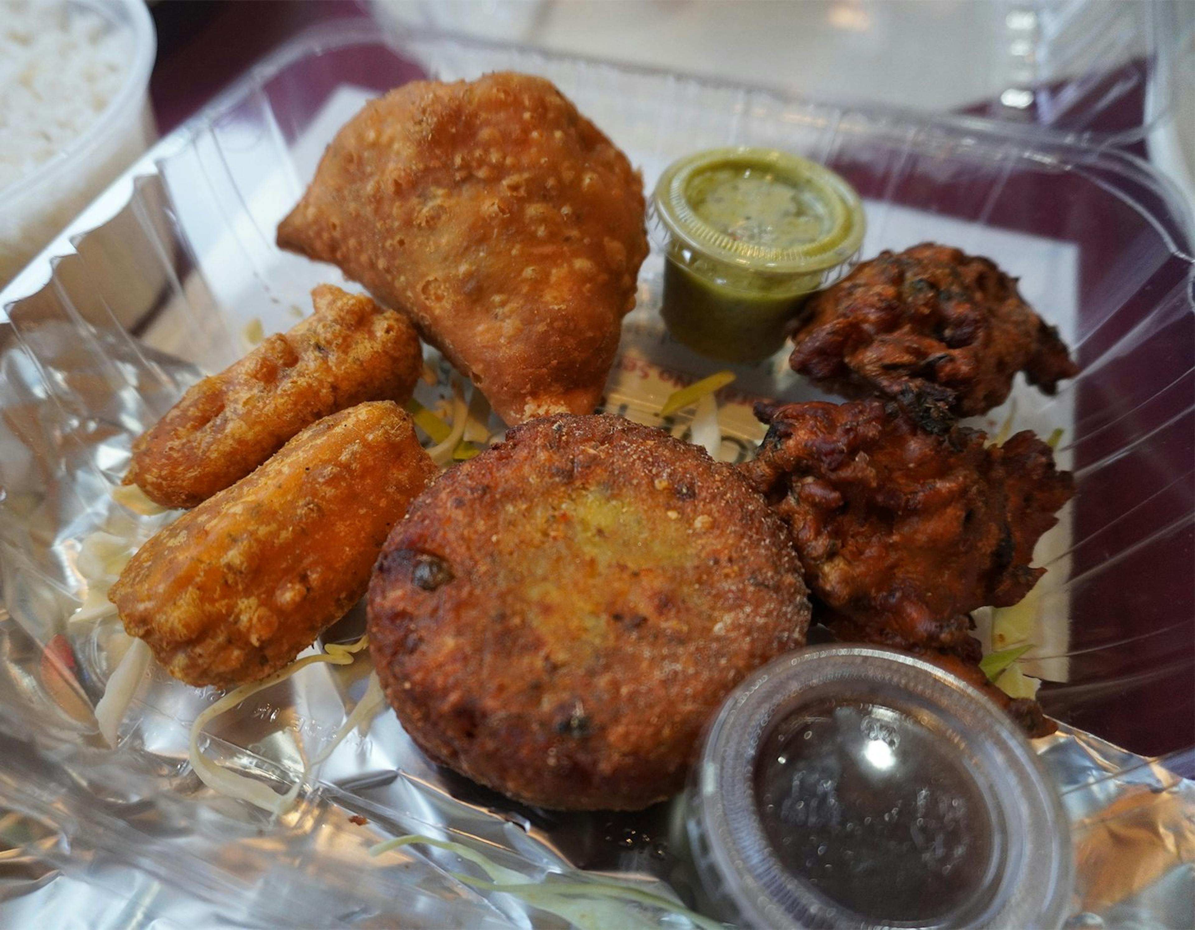 Vegetarian platter at Mehak