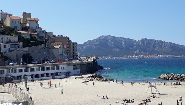 La plage du Prophète à Marseille, France, © Radio France - Emilie Briffod