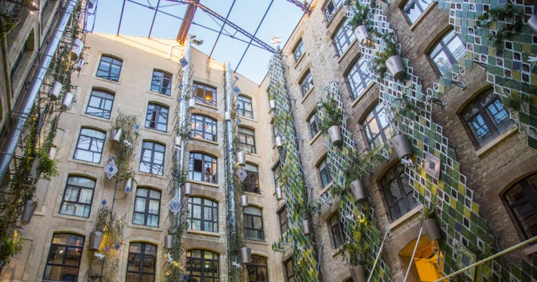 Façades des Docks de la Joliette, Marseille, France