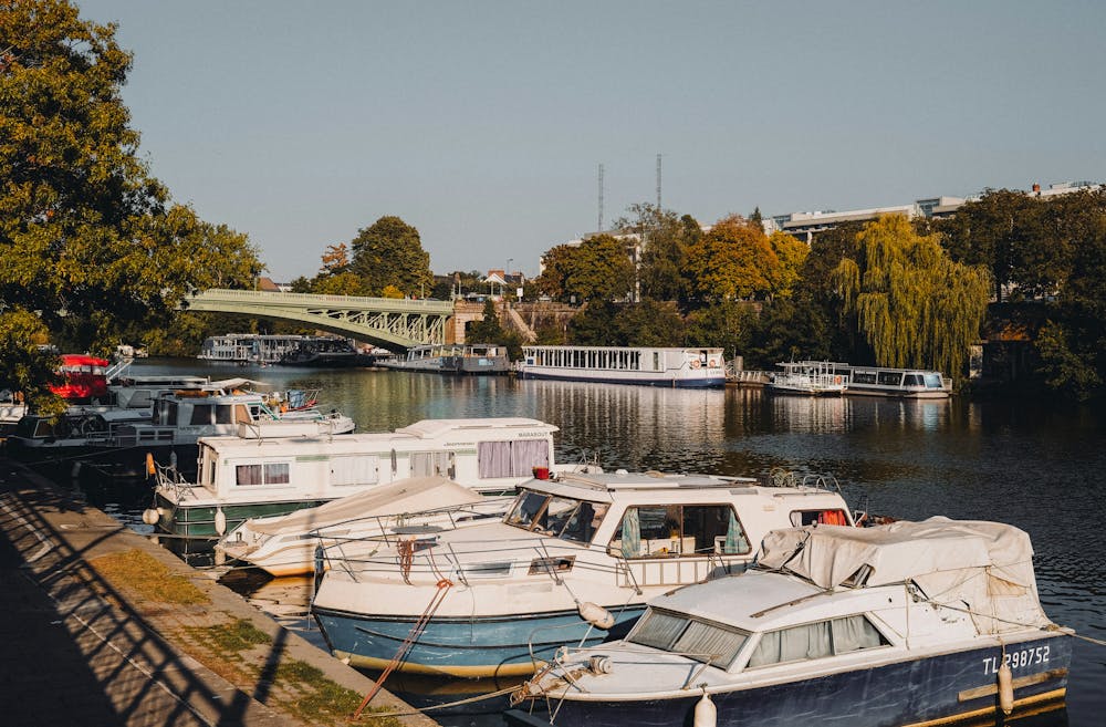 Quelques bateaux sur la Loire, à Nantes