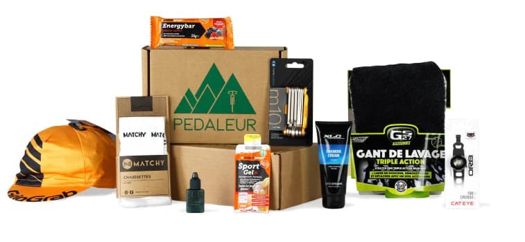 Une box de la marque Pédaleur