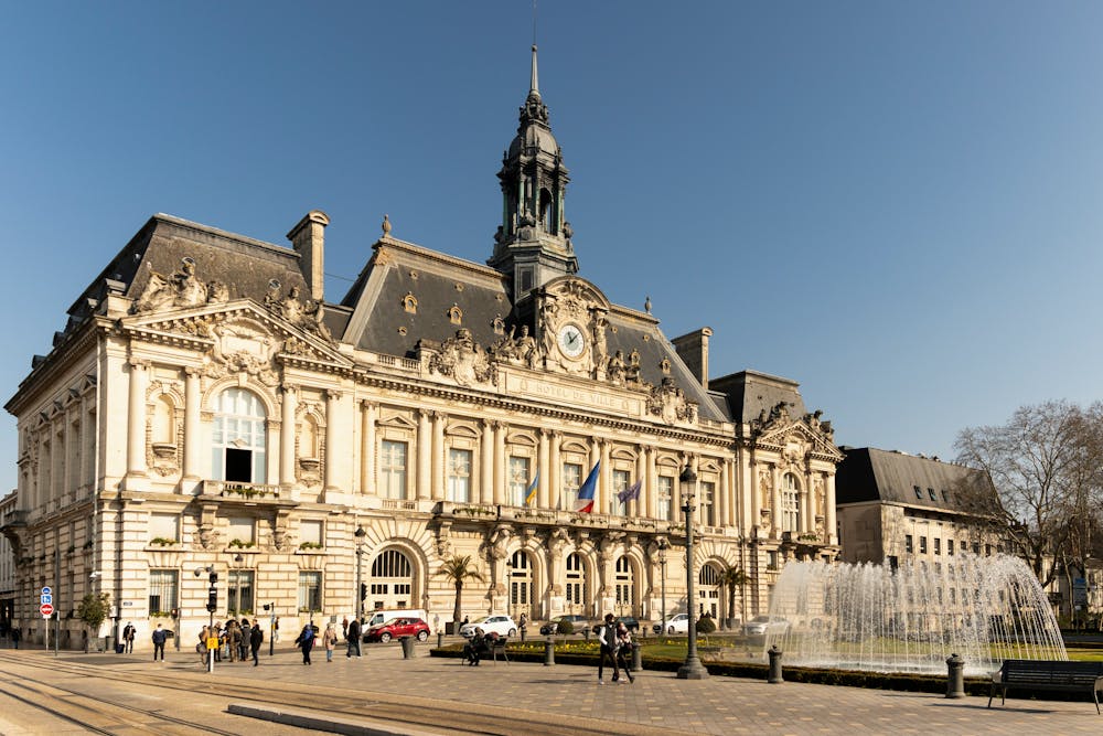 La mairie de Tours, France