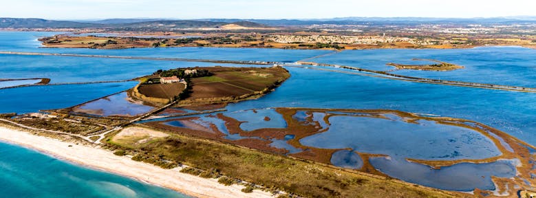 Plage de Villeneuve-lès-Maguelone, près de Montpellier