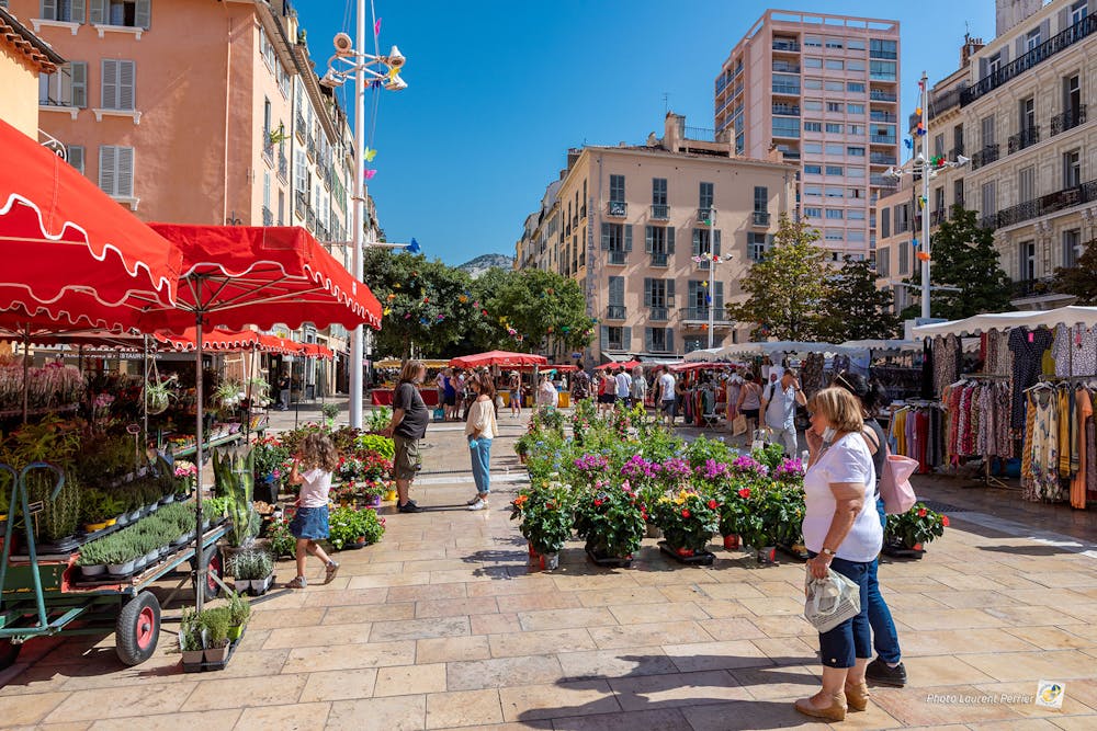 Le centre-ville de Toulon