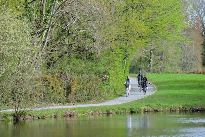 Cyclistes au Parc des Gayeulles de Rennes - Franck Hamon