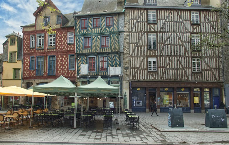 La place Sainte-Anne à Rennes