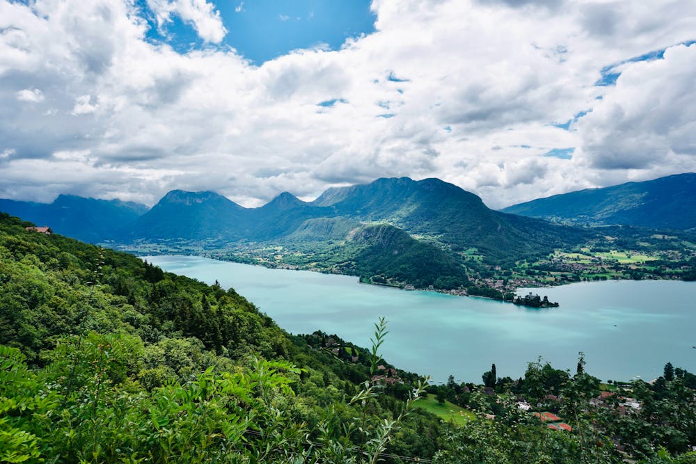 Vue sur le lac d'Annecy