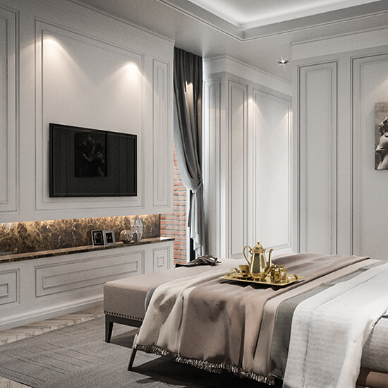 Klassisches Haus & klassischer Schick