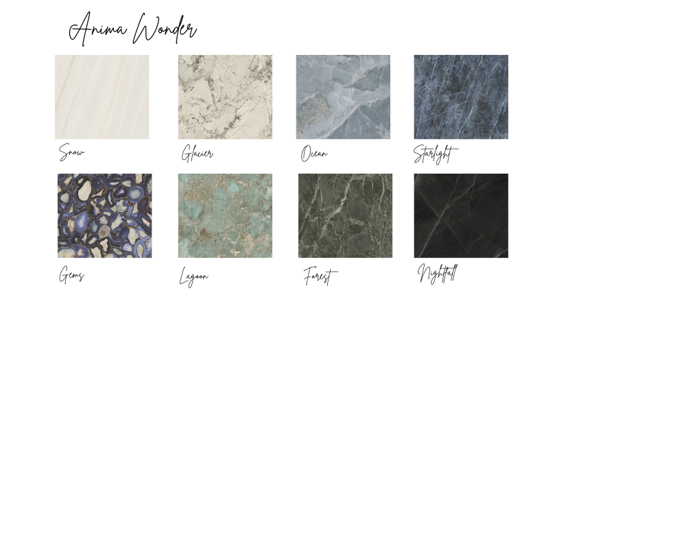 Anima Wonder palette colori