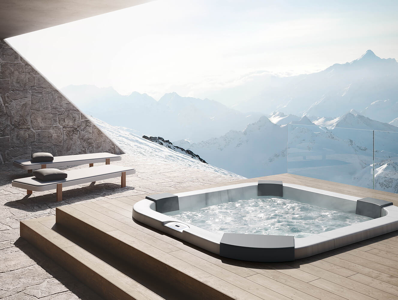 Mini piscina Jacuzzi Spa Santorini