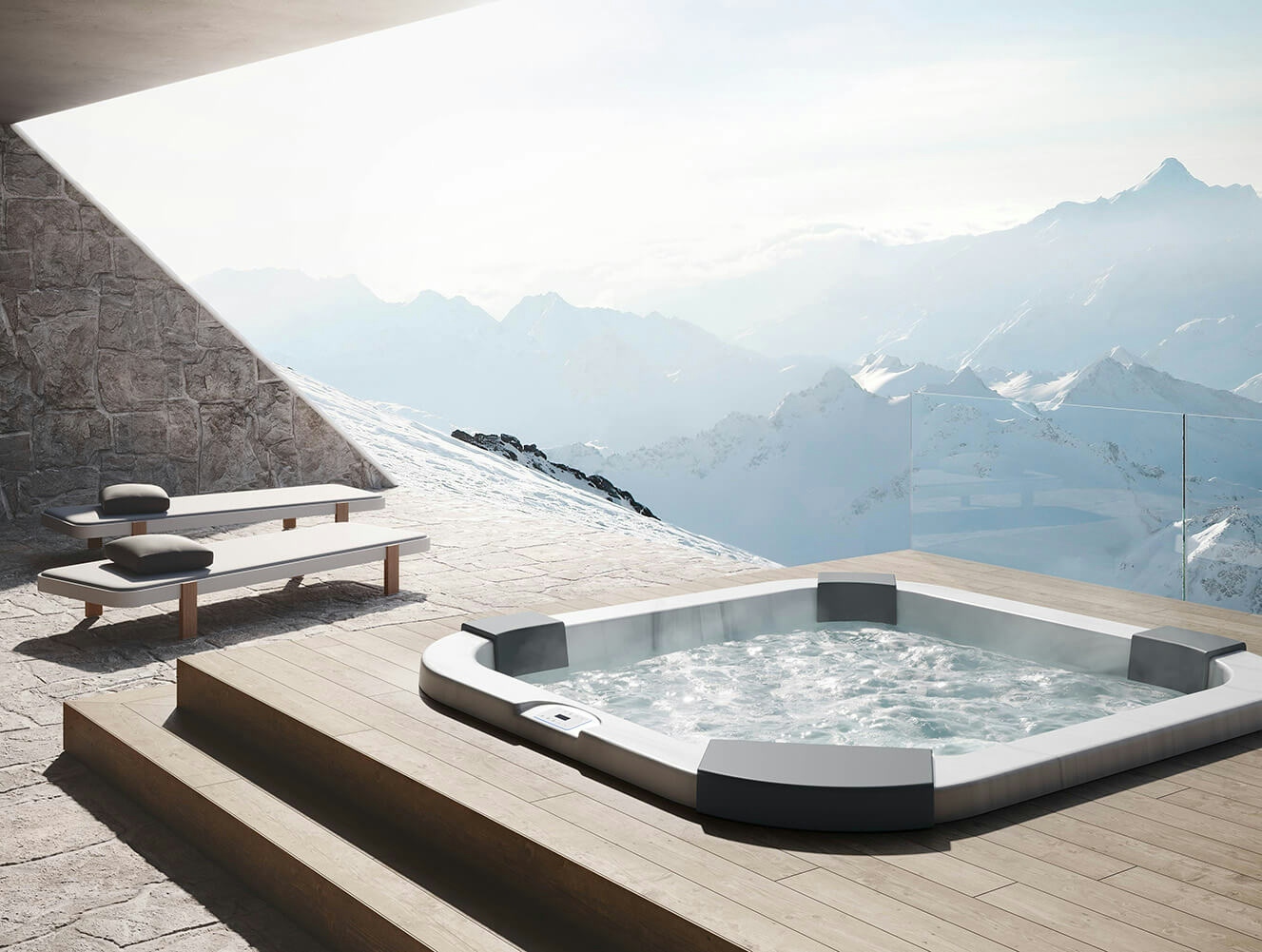 Mini piscina Jacuzzi Spa Santorini