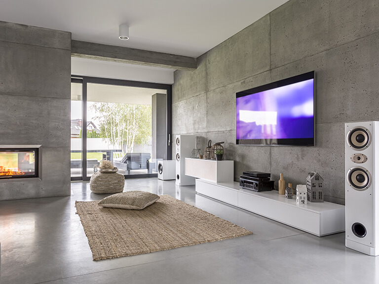 Haus im Hi-Tech-Stil