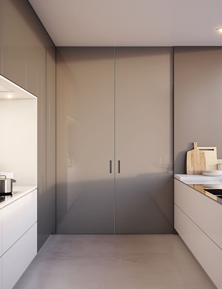 Porta d'interni Linvisibile Marea chiusa