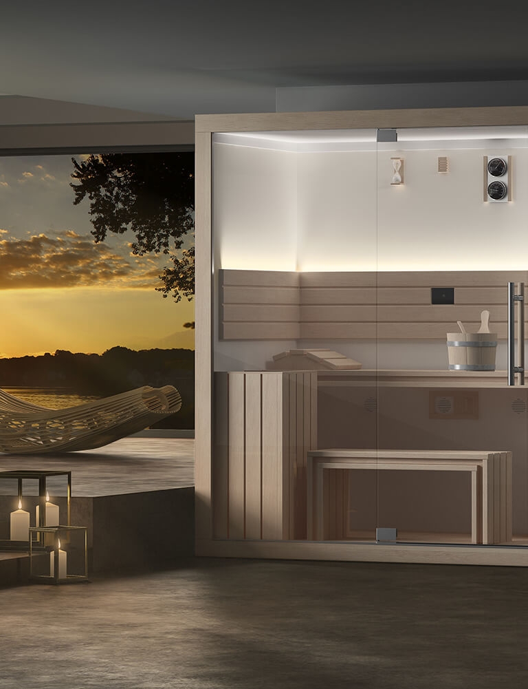 Sauna Jacuzzi Sasha White