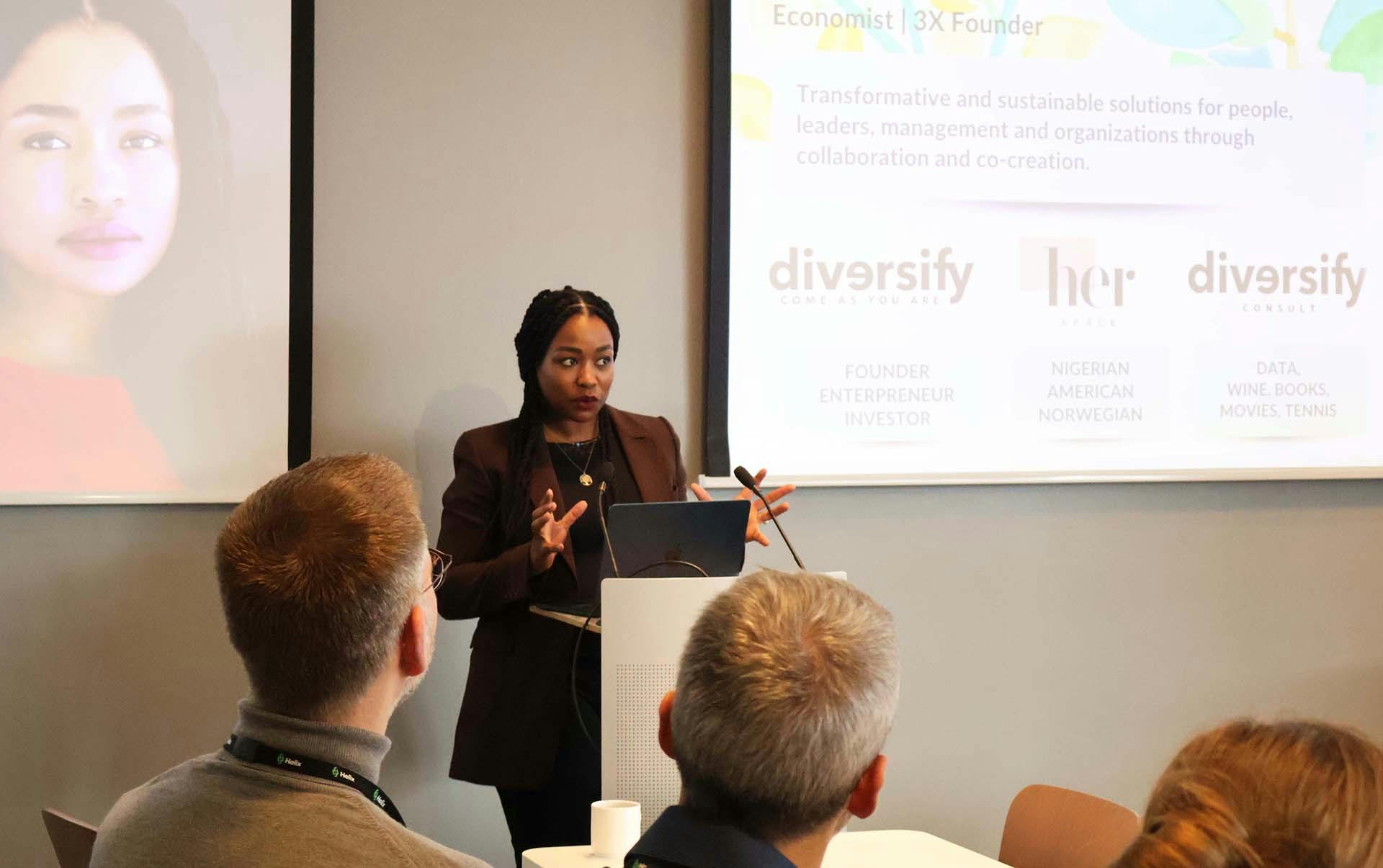 Chisom Udeze stofnandi Diversify