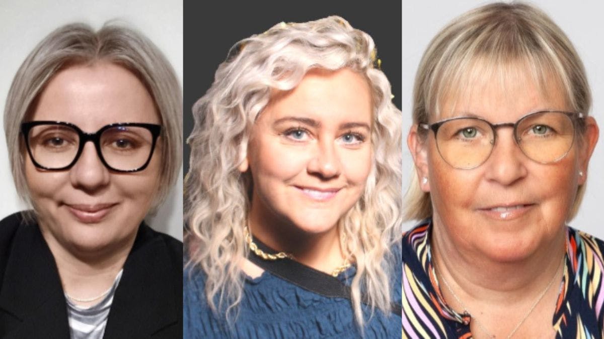 Tatjana Tanja Jovanovic deildarstjóri passaútgáfu, Guðlaug Jónsdóttir sérfræðingur í passaútgáfu og Júlíana G. Júlíusdóttir sérfræðingur í passaútgáfu sem vinna á Keflavíkurflugvelli.