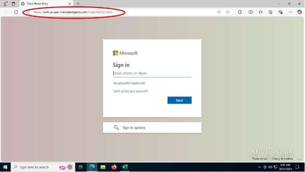 Góð leið til að bera kennsl á hvort um netsvik er að ræða er að skoða vefslóðina (URL).