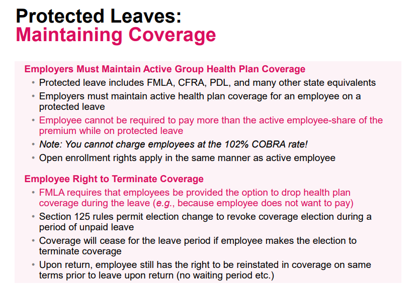 Terminating Health Benefits For Employees On Disability Leave