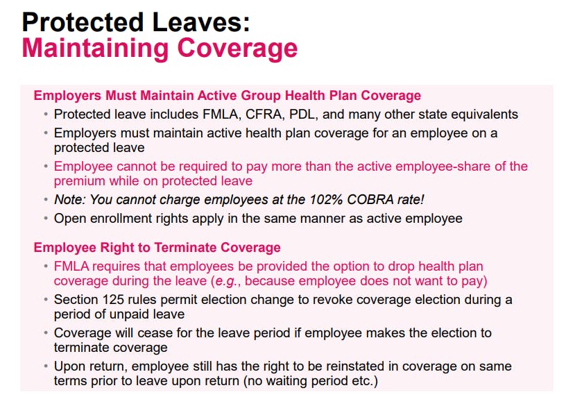 Protected Leaves: Maintaining Coverage