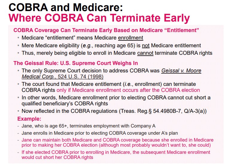 COBRA and Medicare
