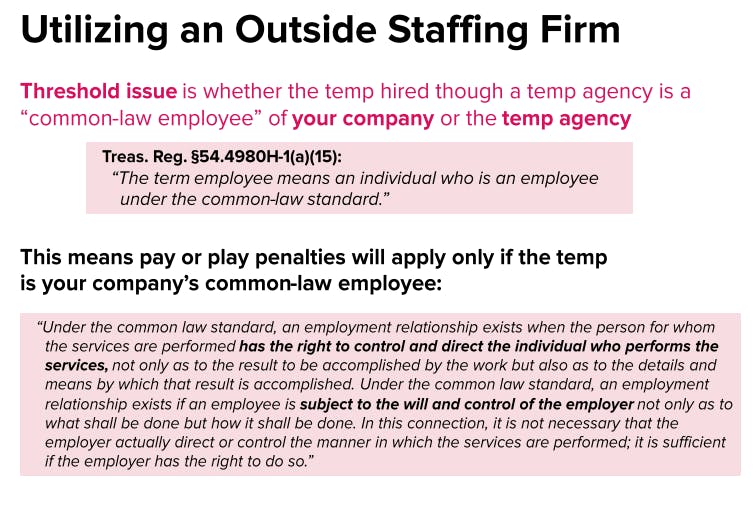 Utilizing an Outside Staffing Firm