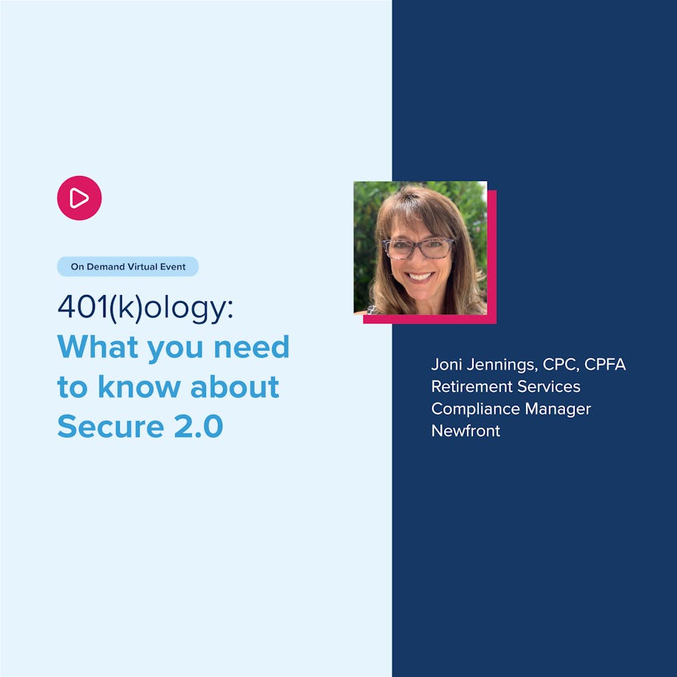 Event Recap: 401(k)ology & How SECURE 2.0 Will Impact Your Retirement