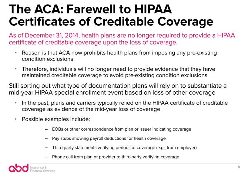 What is an Hipaa Continuation Letter