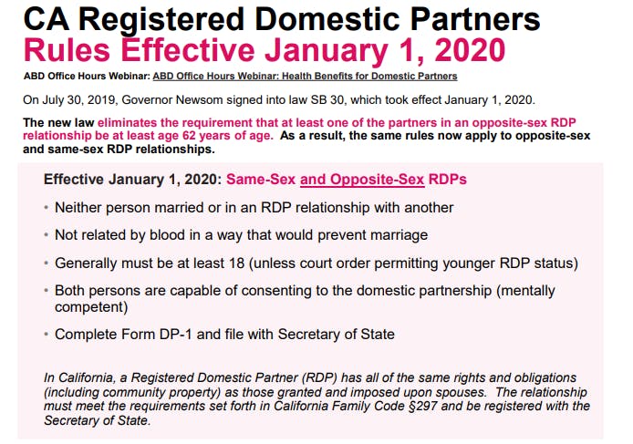 CA Registered Domestic Partners Rules January 2020 (2)