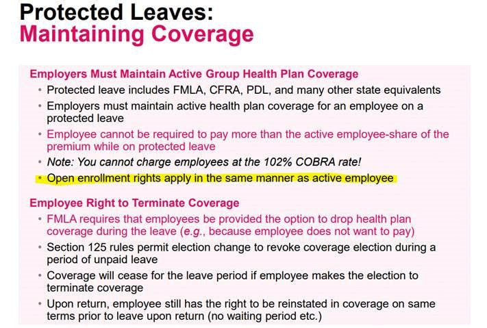 Protected Leaves: Maintaining Coverage