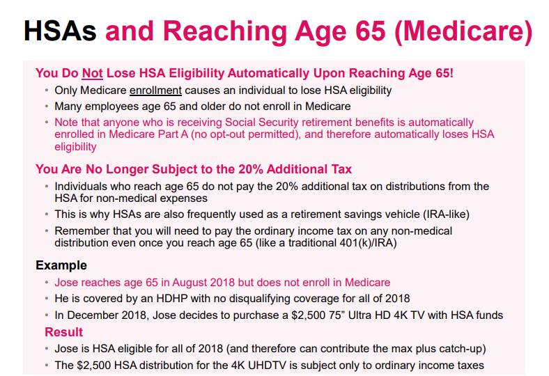 How Medicare Affects HSA Eligibility