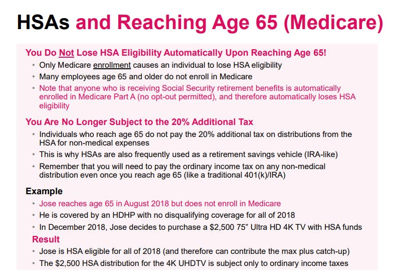 HSAs and Medicare