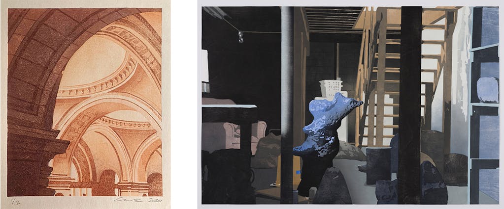 TNLG Zoom Gathering Session 4: a visit with NYC hanga printmakers Cameron Bailey and Kevin Frances