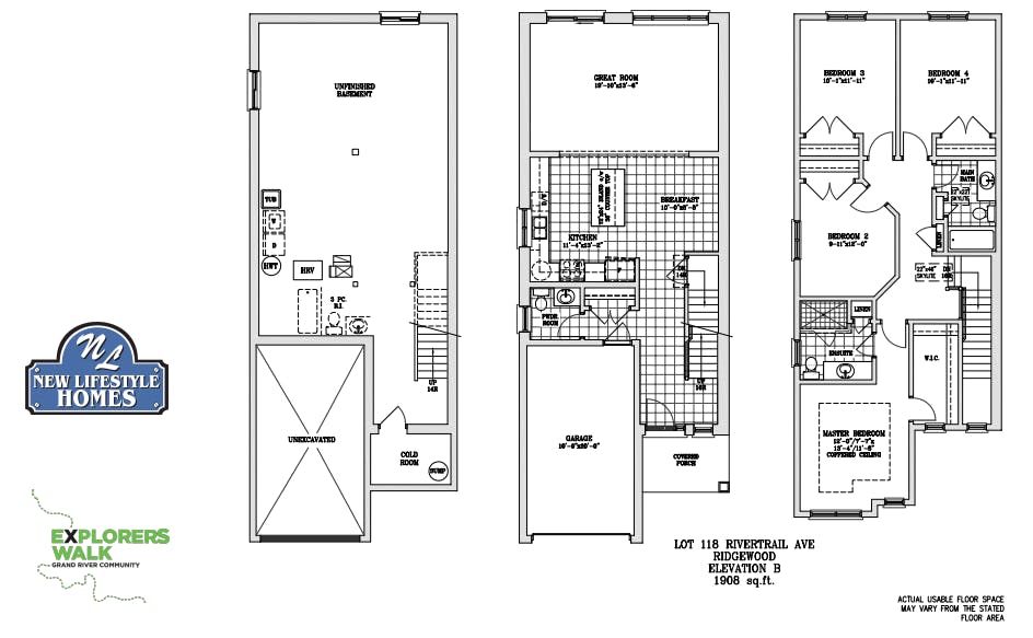 Lot 118 Rivertrail Avenue Floorplan