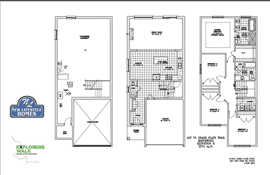 Lot 75 Grand Flats Trail Floorplan