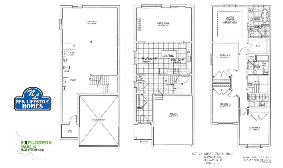 Lot 77 Grand Flats Trail Floorplan