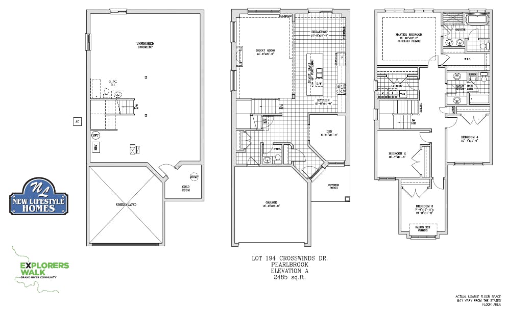 Lot 194 Crosswinds Drive Floorplan