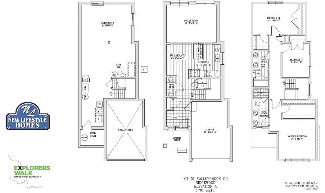 Lot 51 Valleybrook Drive Floorplan