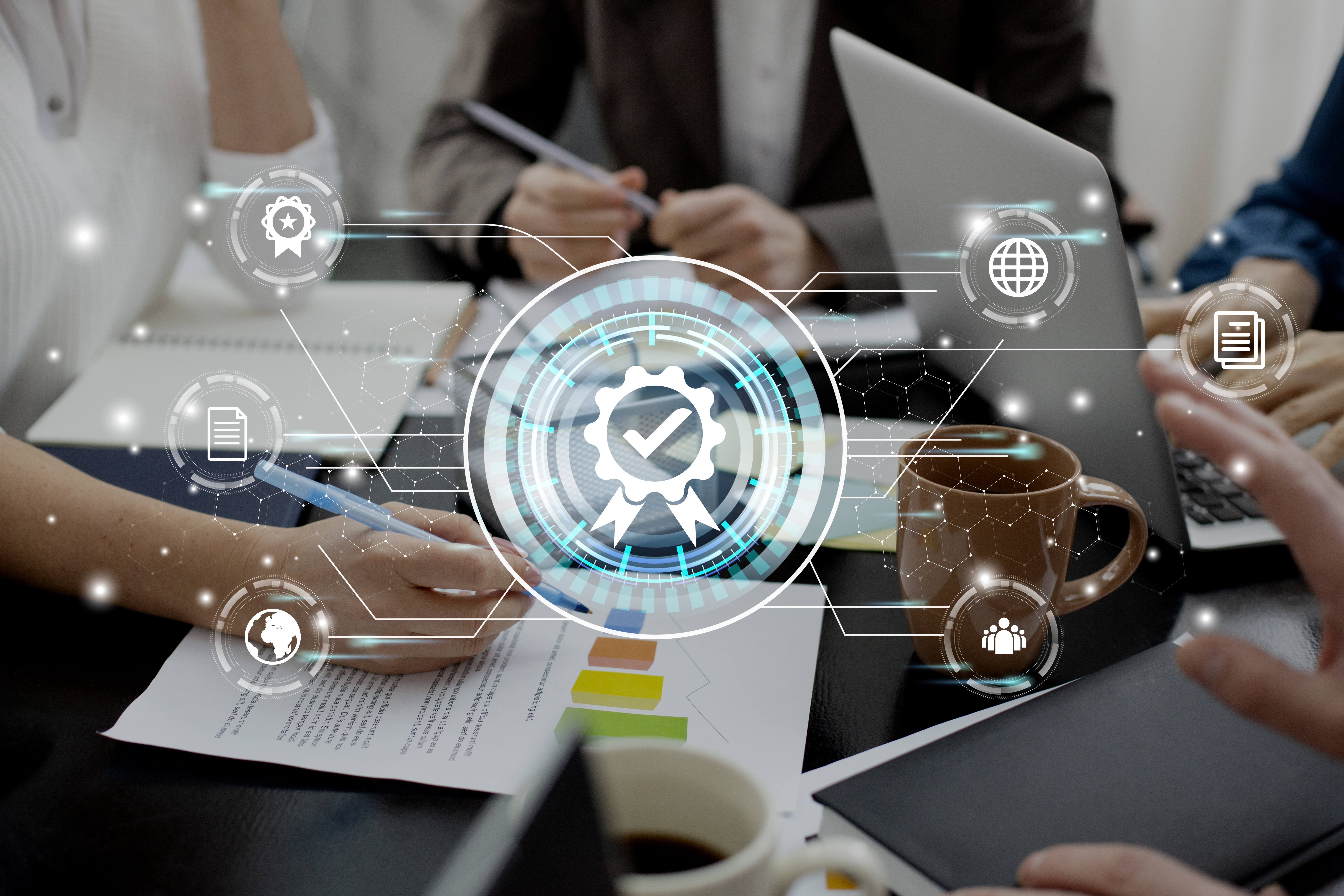  an image depicting integrating all your systems in one place with automated tasks.