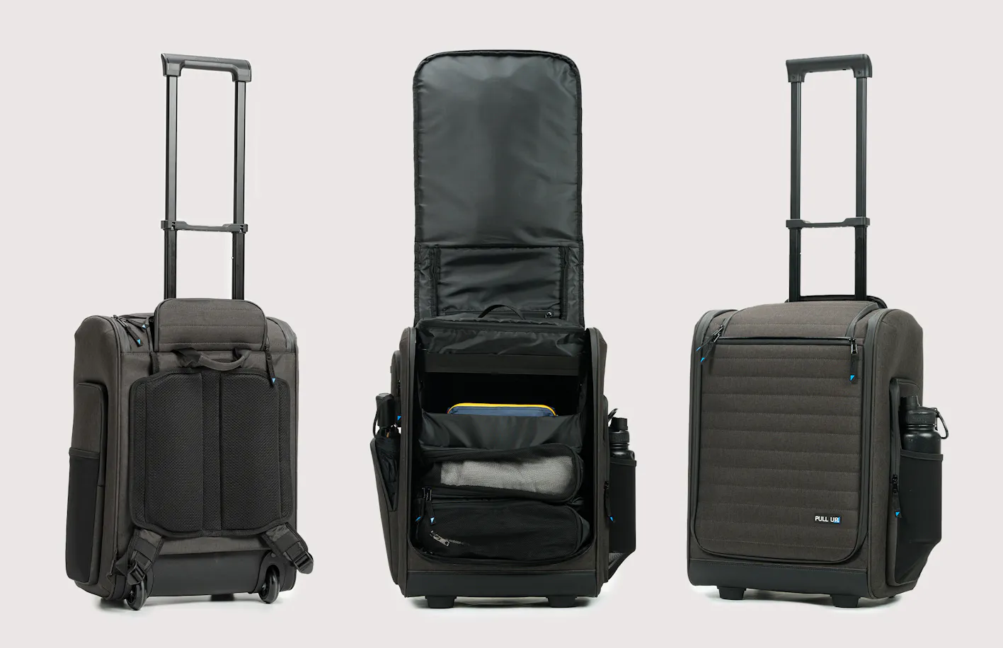 Pull up Backpack in different views