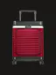 Pull Up Suitcase in red - front view