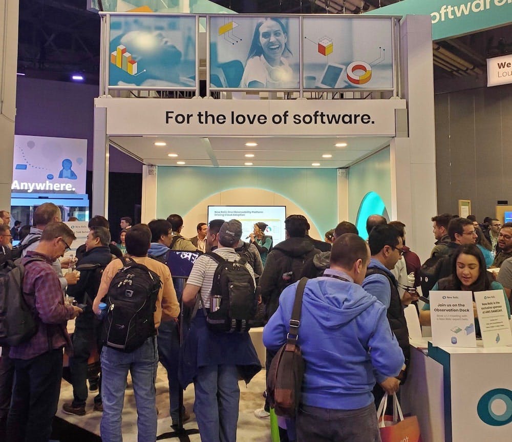 New Relic at this year's AWS re:Invent
