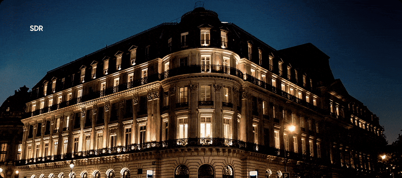 OLED HDR+ demonstratie