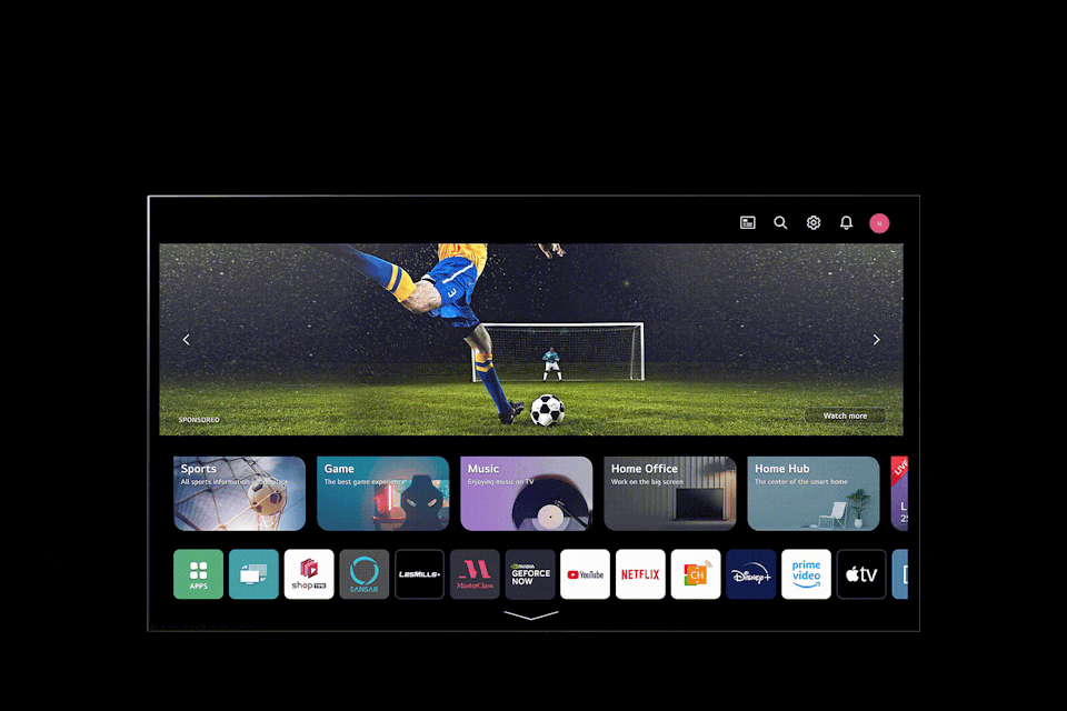 LG WebOS23 gebruiksvriendelijkheid