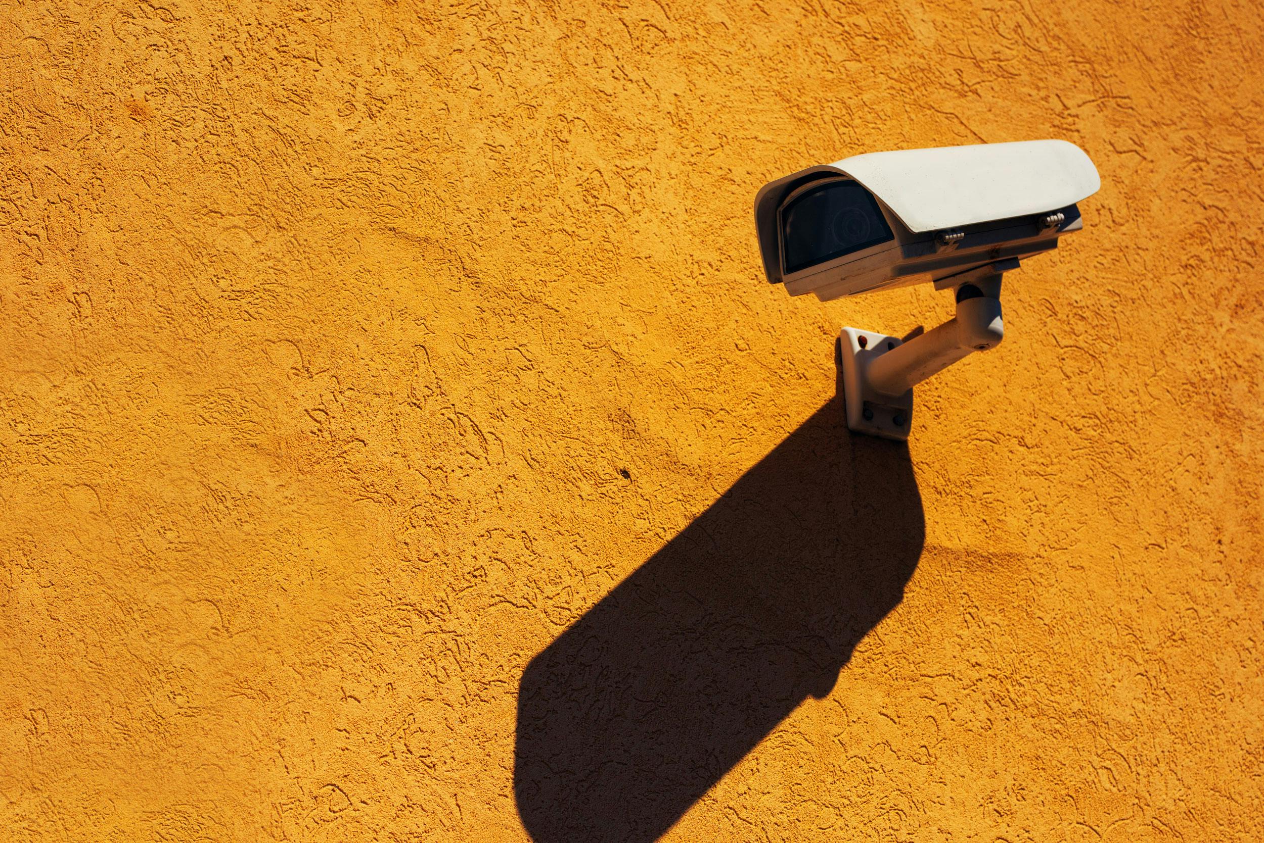 Security Camera on wall