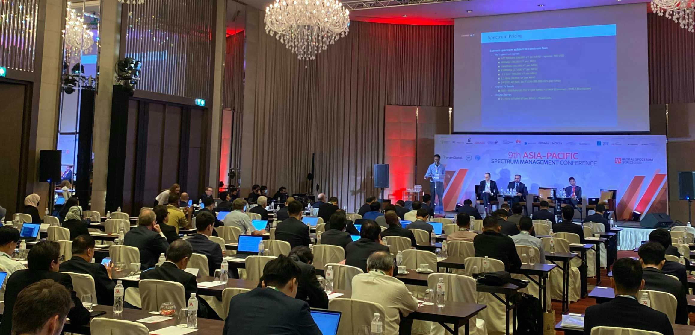 people attending a conference