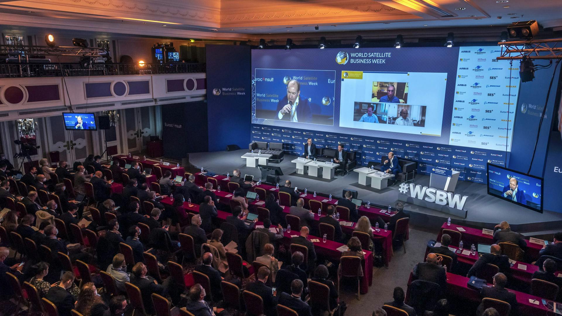 People attending a conference