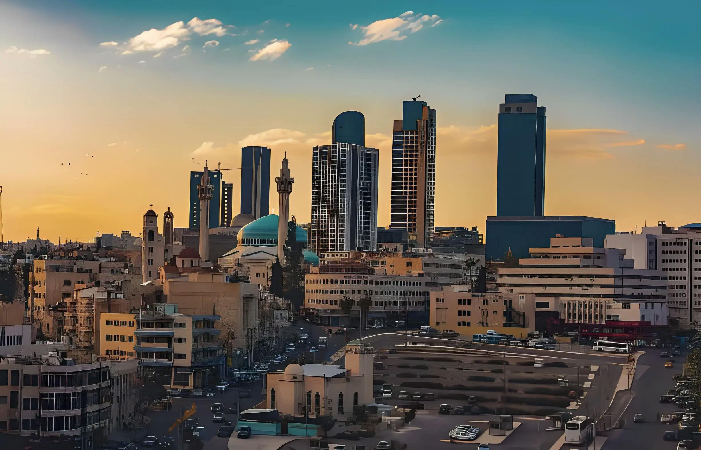 Skyline of Amman, Jordan